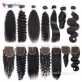 Fornecedores mais baratos 100 Original Human Human Lace Original Lace Frontal Color Natural Lace Fechamento